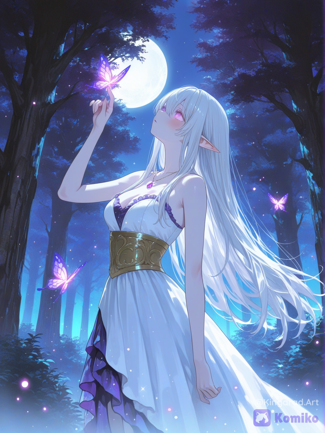 Moonlit Whisper of the Elven Enchantress 2 🌙✨