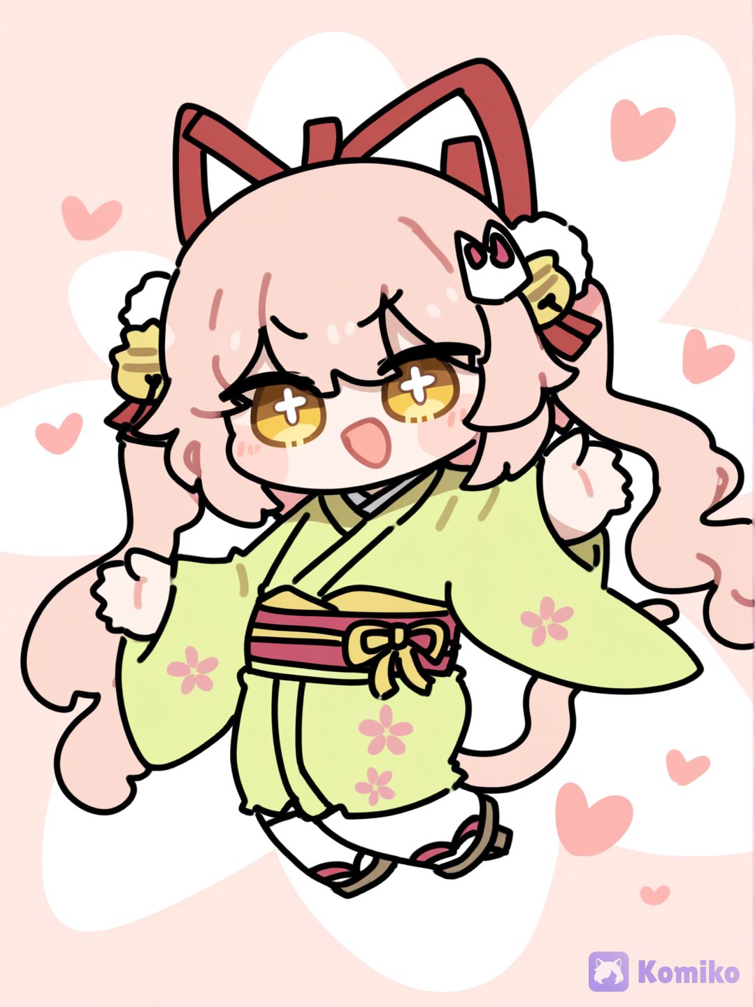 Emoji-con style, @nana-main-oc-EVEN, [soft-chibi-style], happy, excited, sweet