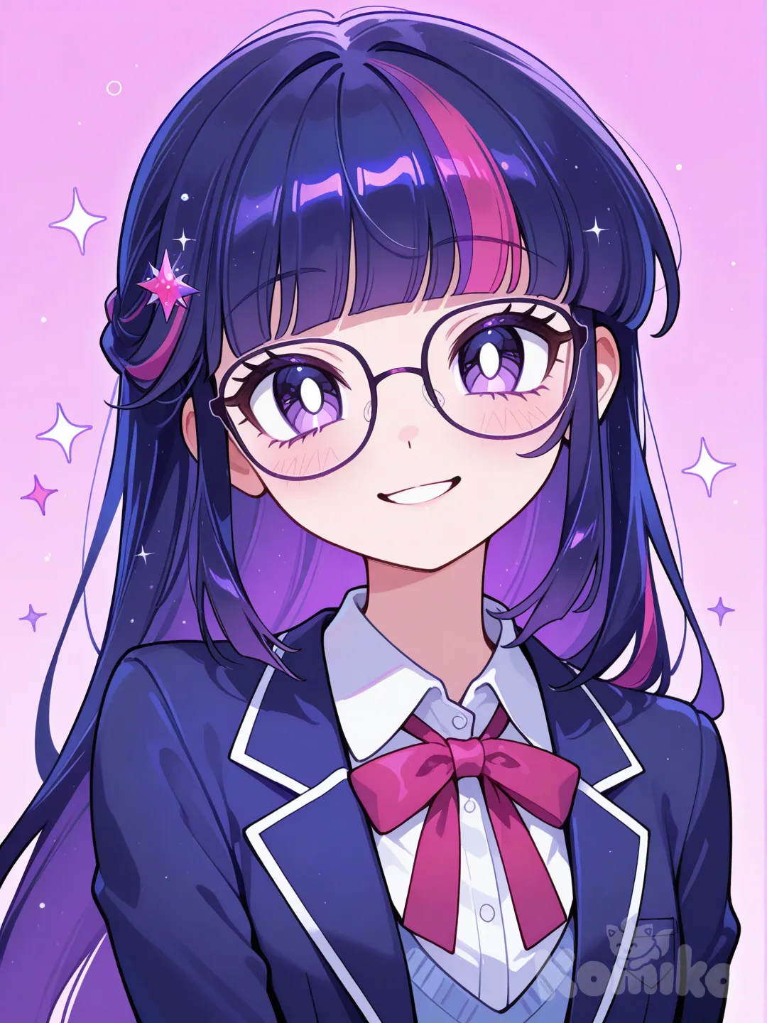 1Girl,twilight sparkle,equestria_girls