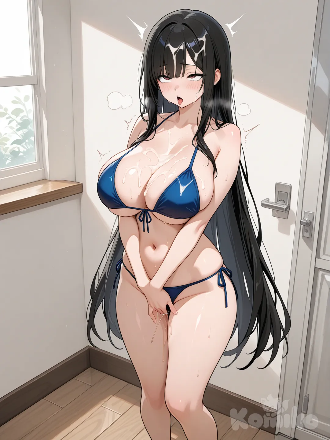 Hentai,kuroinu kedakaki seijo wa hakudaku ni somaru princess tóc đen rất dài xuống đất trang phục bikini big breasts
black tóc rất dài và mượt thẳng very very hair long big cum cô gái đứng tự sướng sex