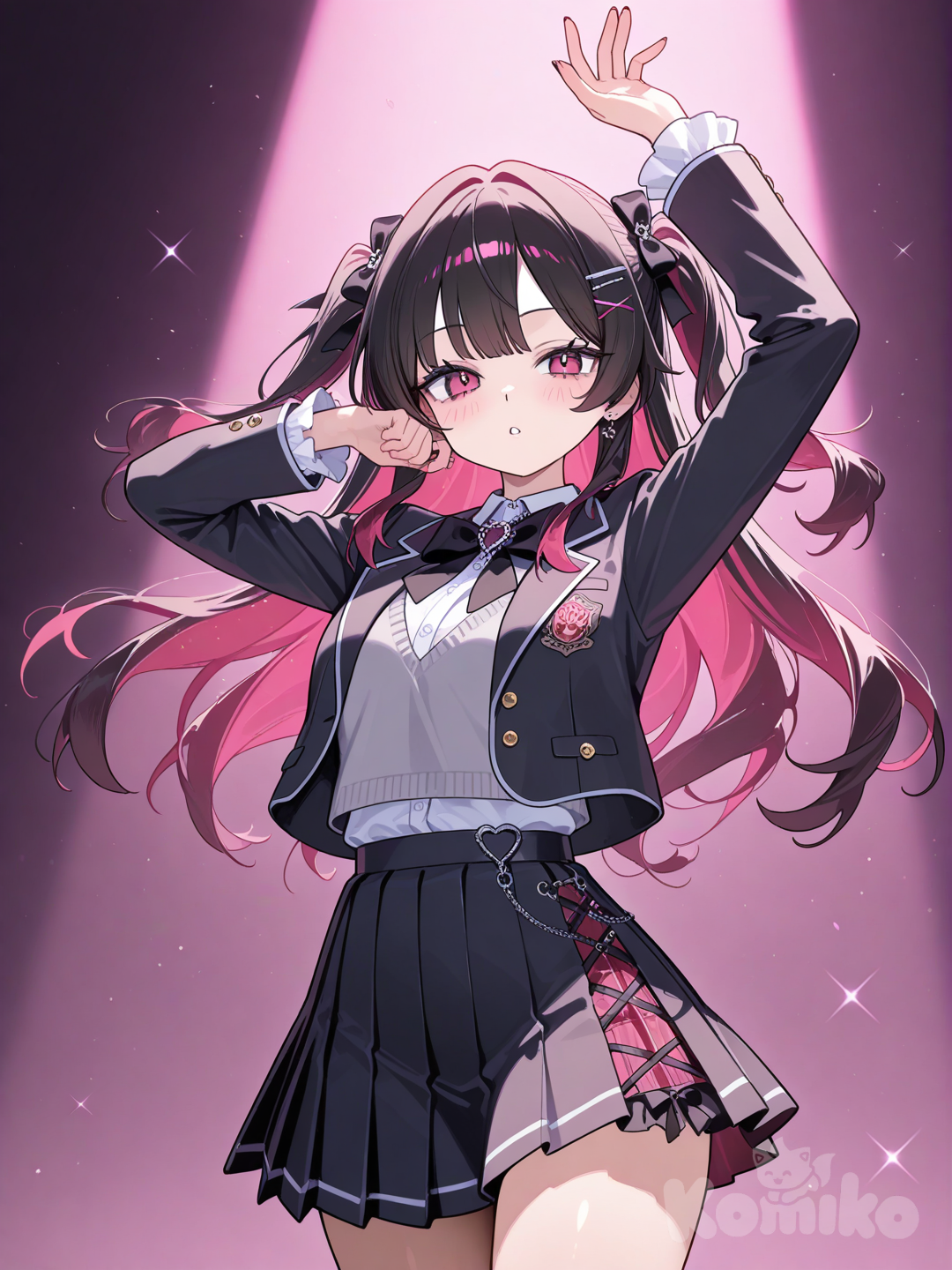 #Anime pink girl💖💖