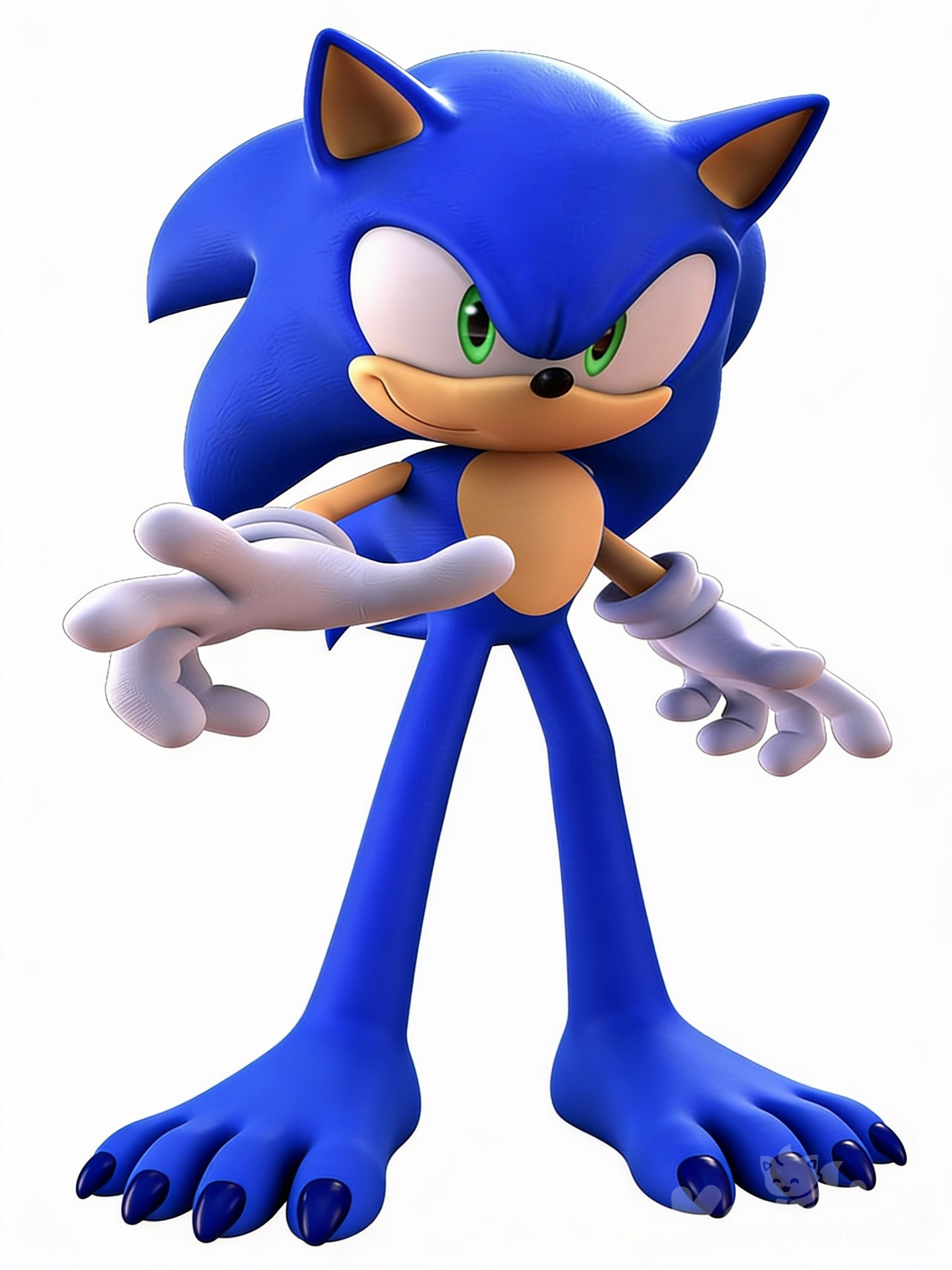 DUKLnayWsAA8XF9,Barefoot, 5 toes,5 dark blue toenails, blue feet, long legs,feet outwards