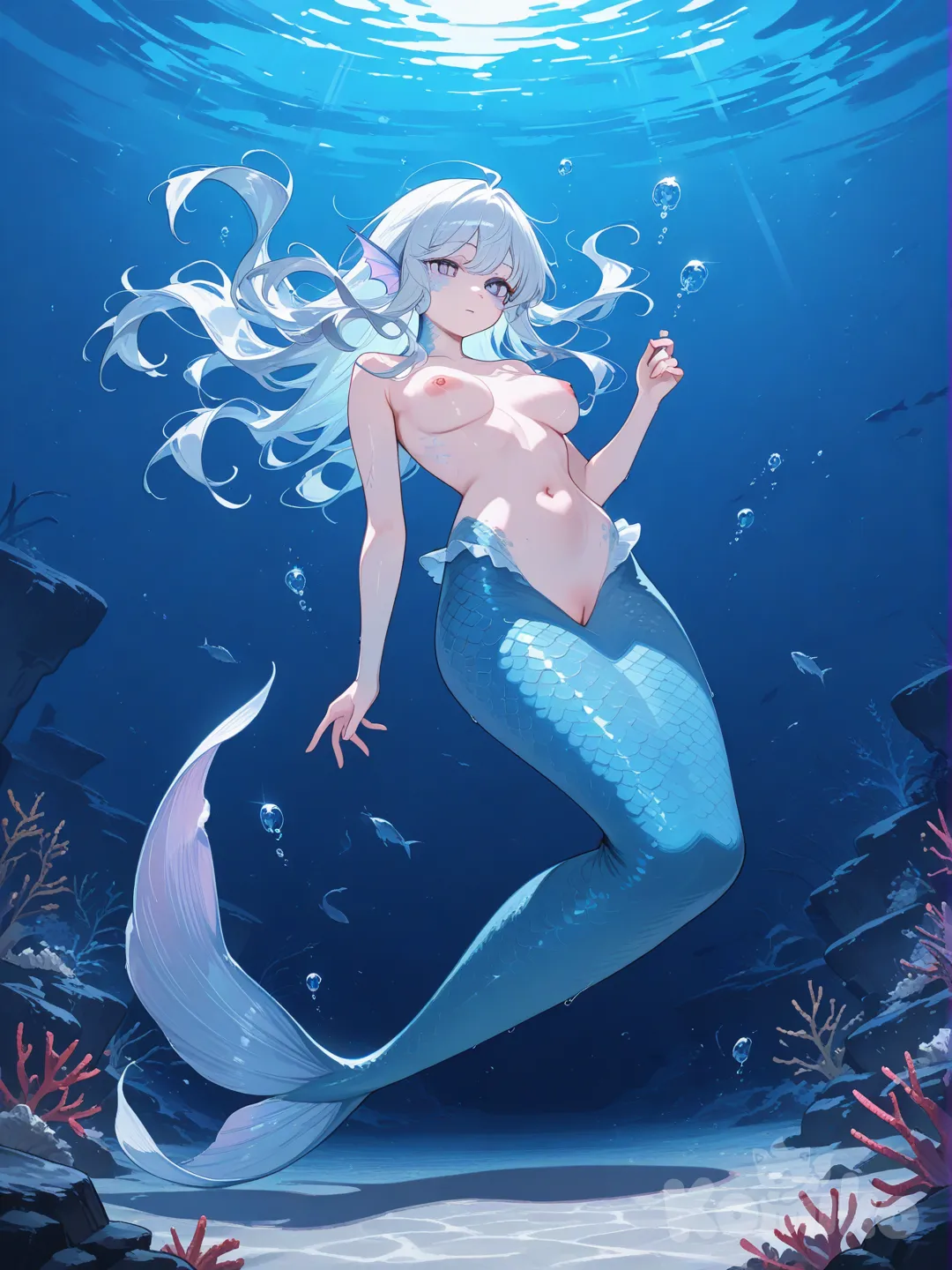 Голая русалка