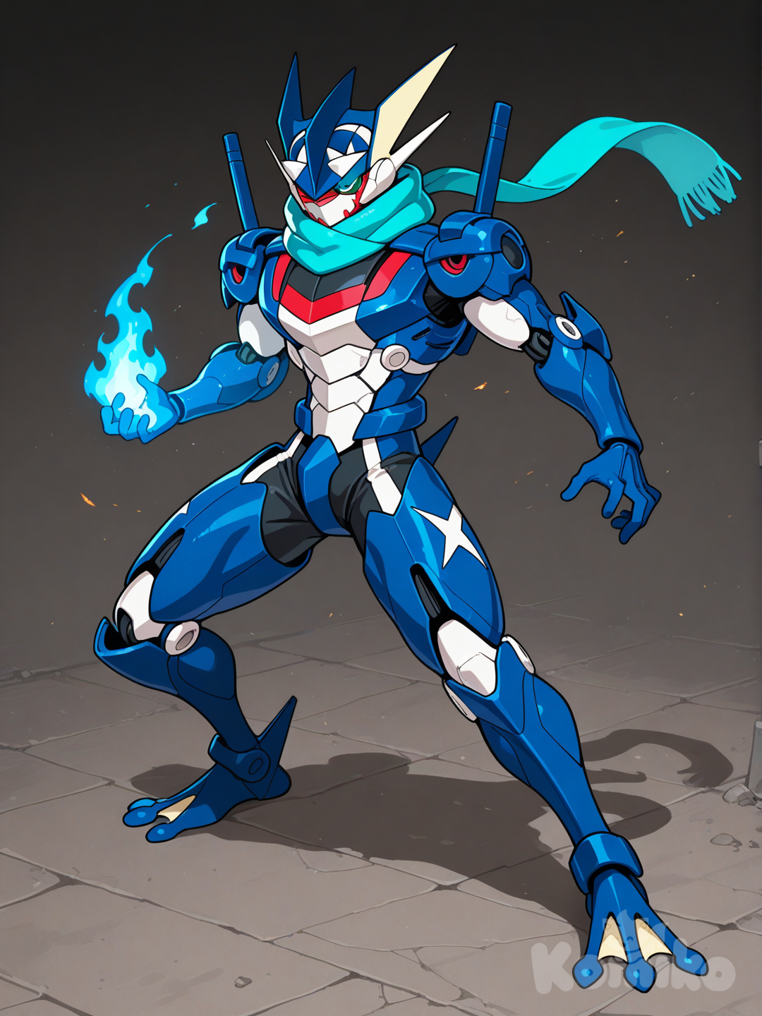 AWESOME ENZIANBLAU SUPERHERO!