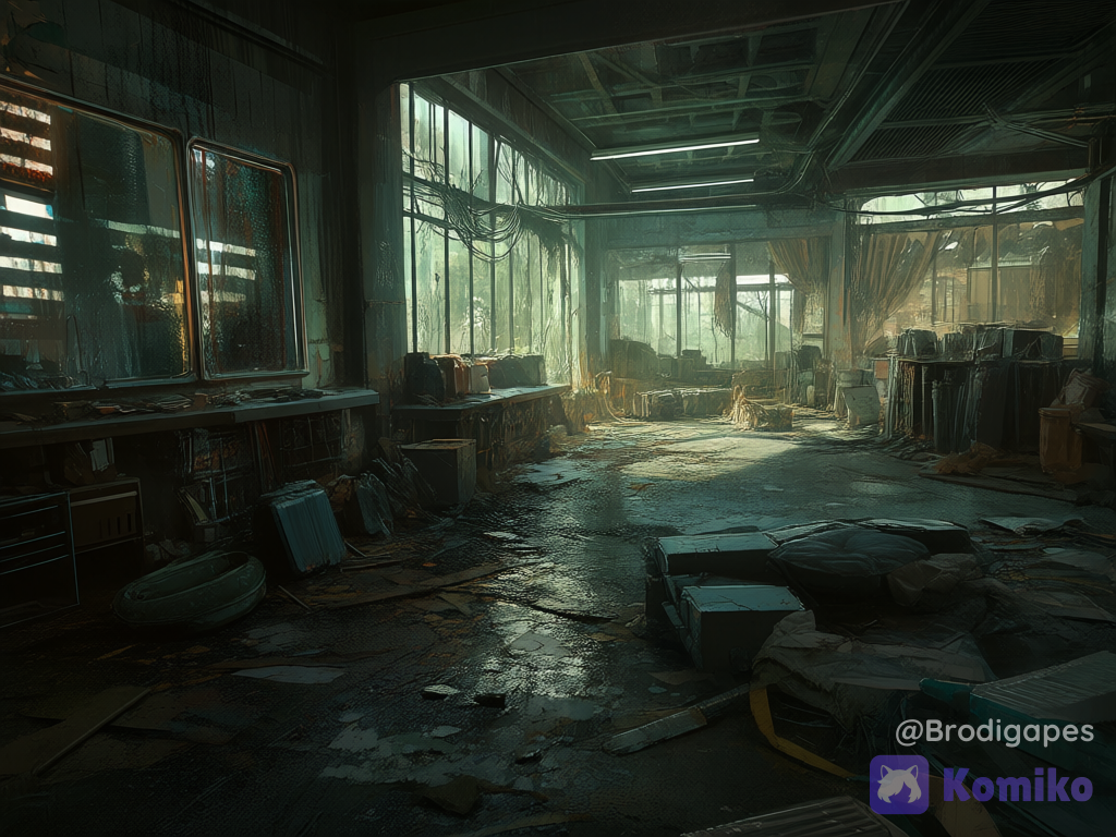post-apocalypse, no humans, realistic