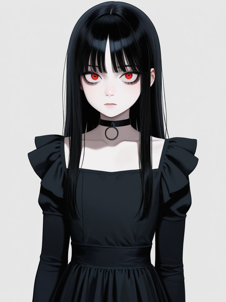 My lil goth girl