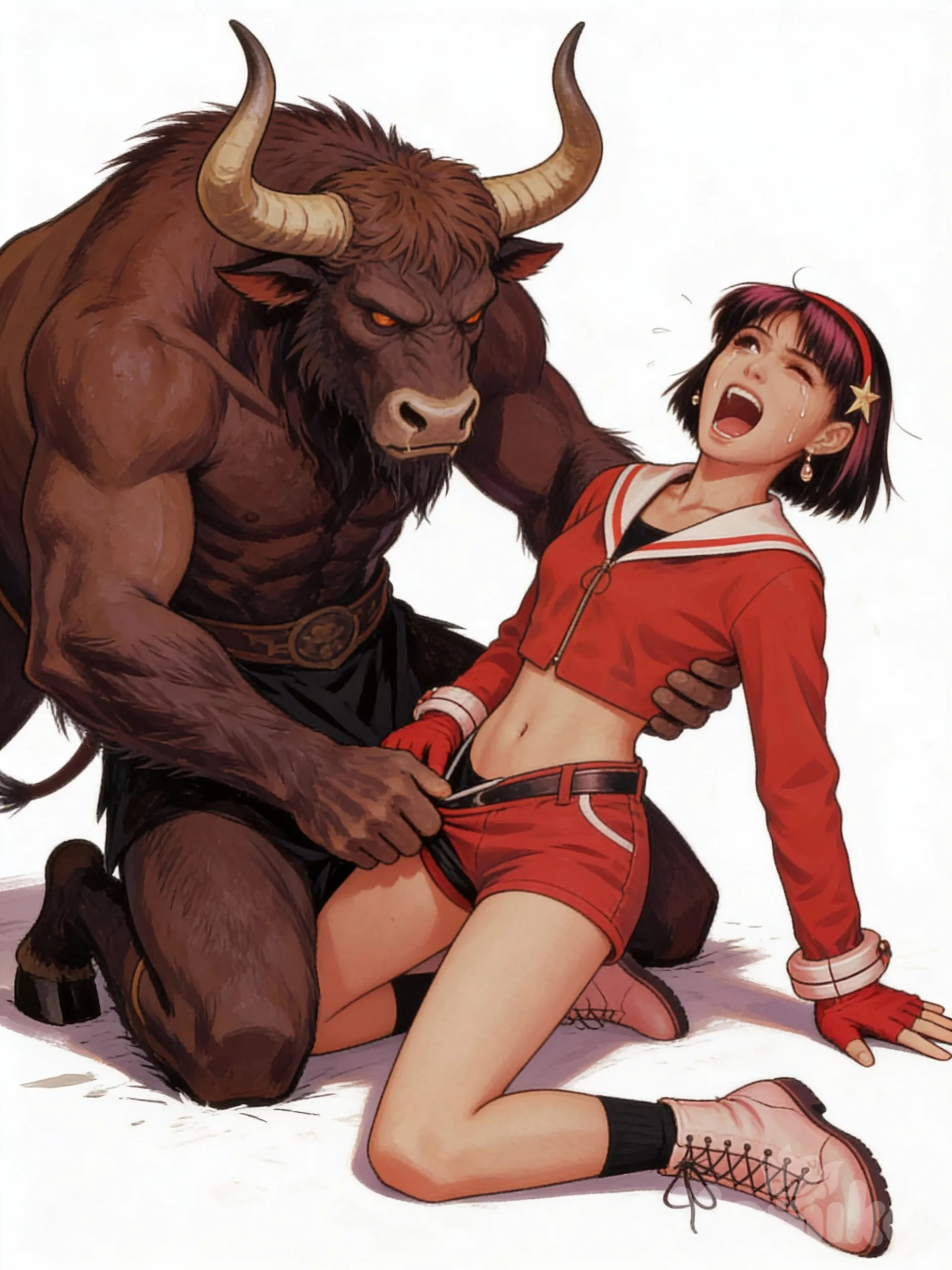 ミノタウロスvs麻宮アテナ(KOF99)