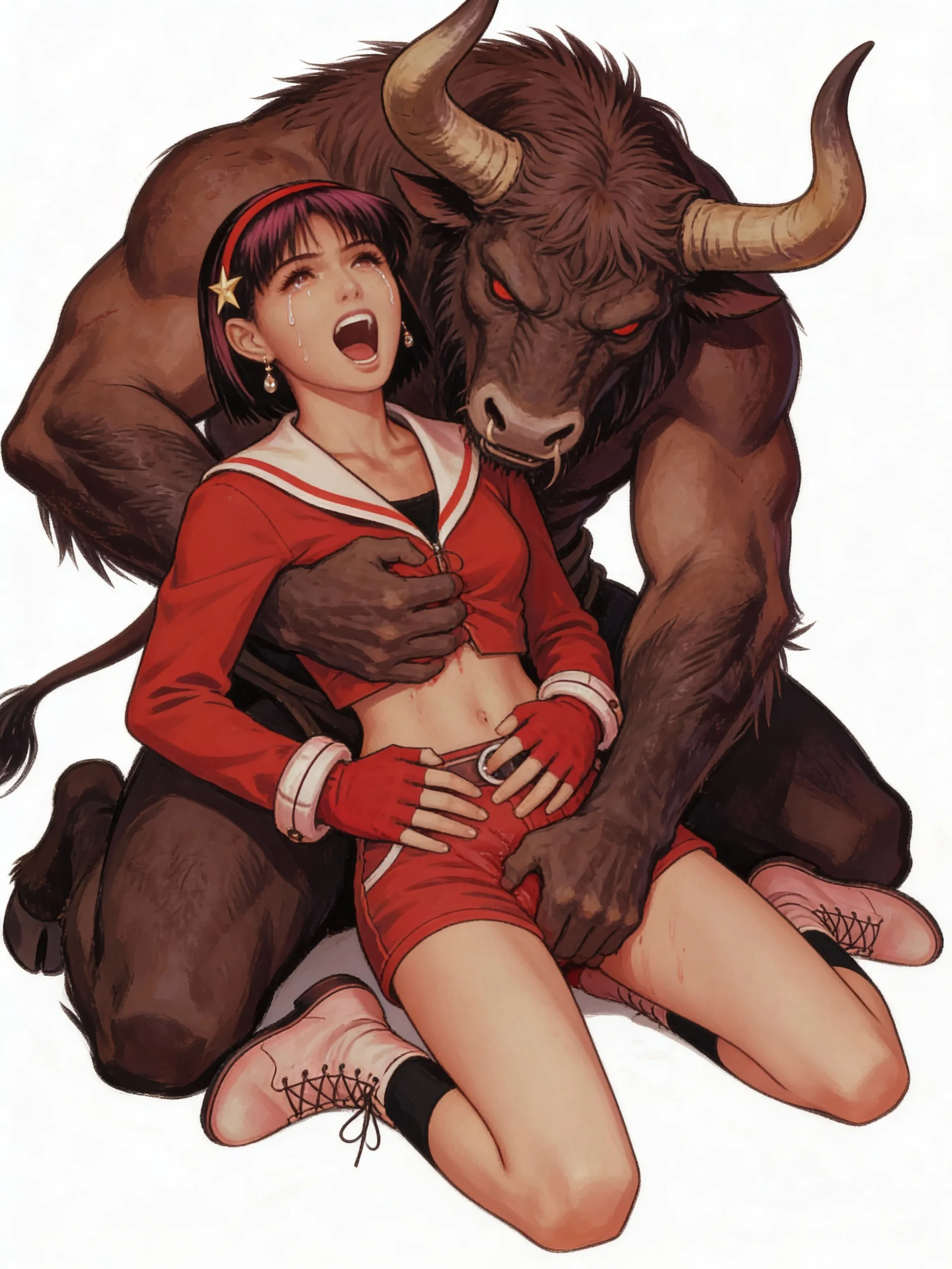 ミノタウロスvs麻宮アテナ(KOF99)