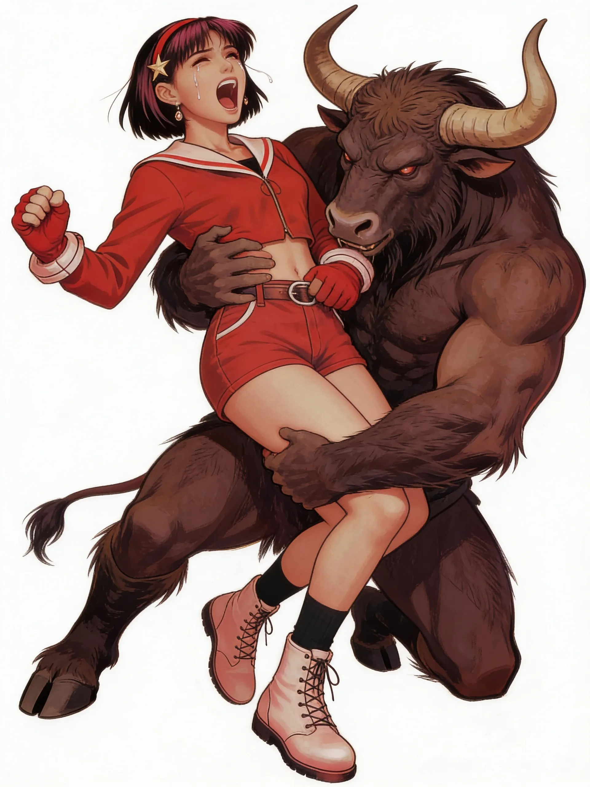 ミノタウロスvs麻宮アテナ