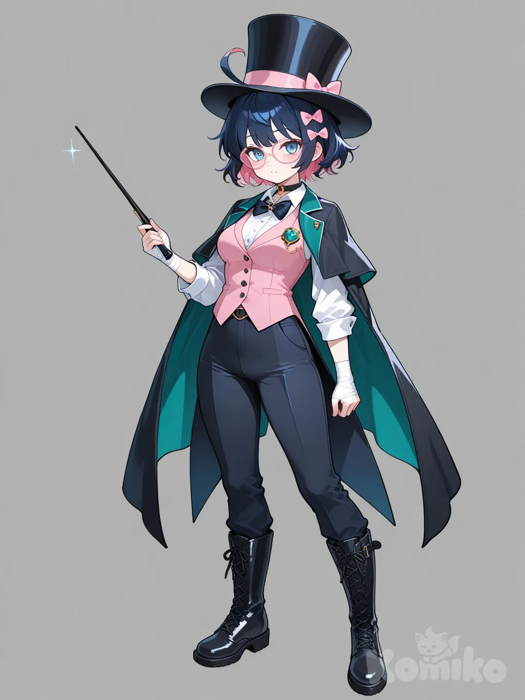 @andrea-tQDP hazla vestida con traje de mago