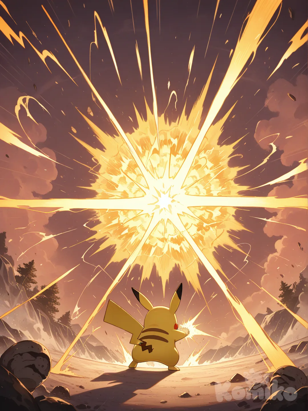 pikachu, fighting, doraemon