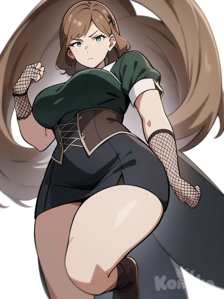 1girl, mature, curvy