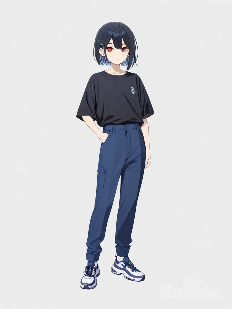 single character, full body, looking at viewer, anime style, simple background, white background