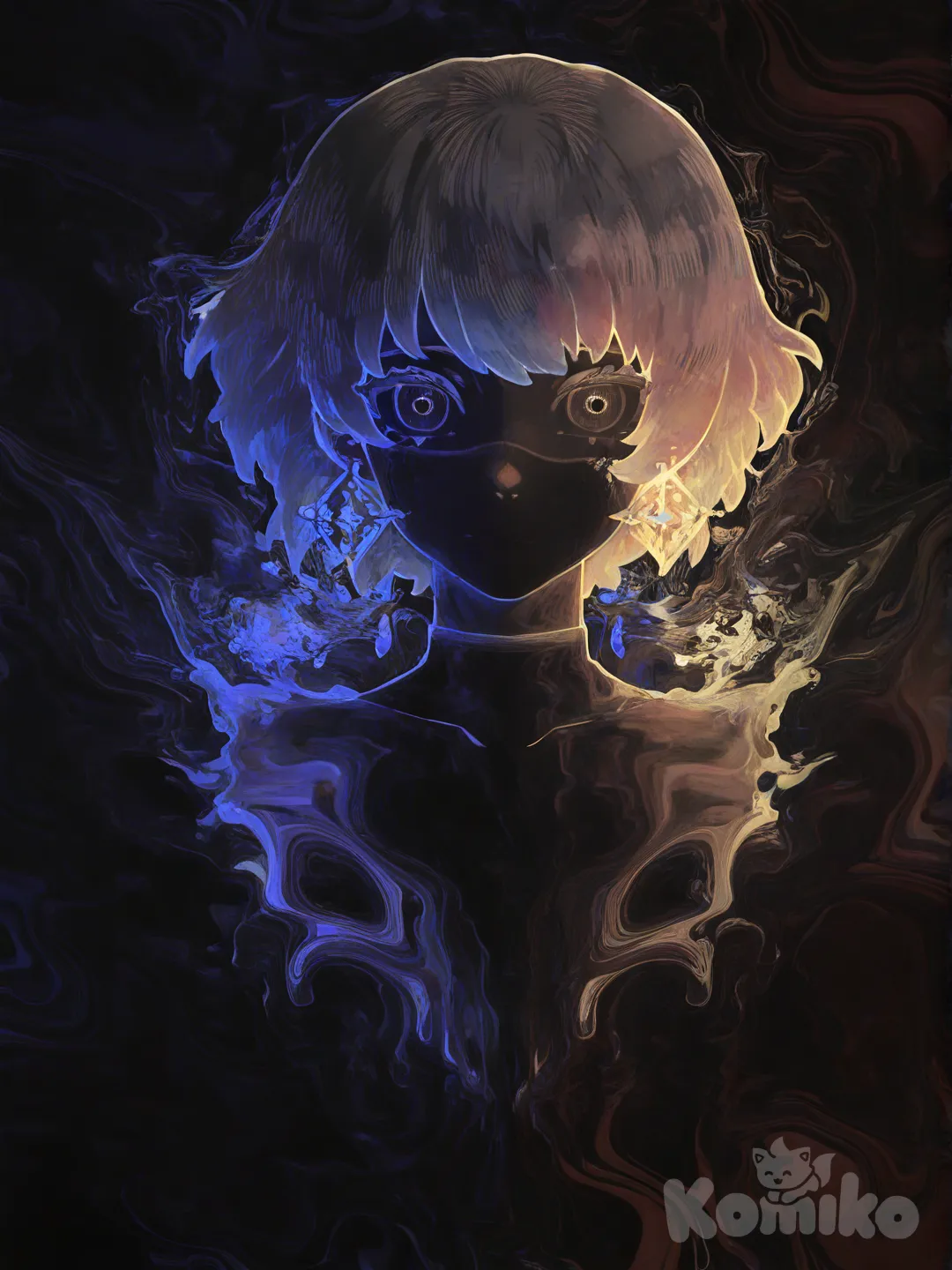 2girls, [watercolor-illustration-style], portrait