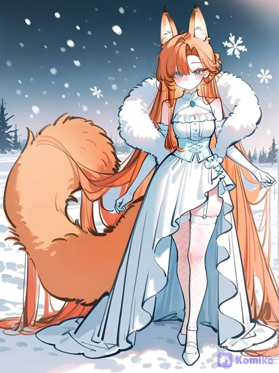 I get to see snow for the first time!