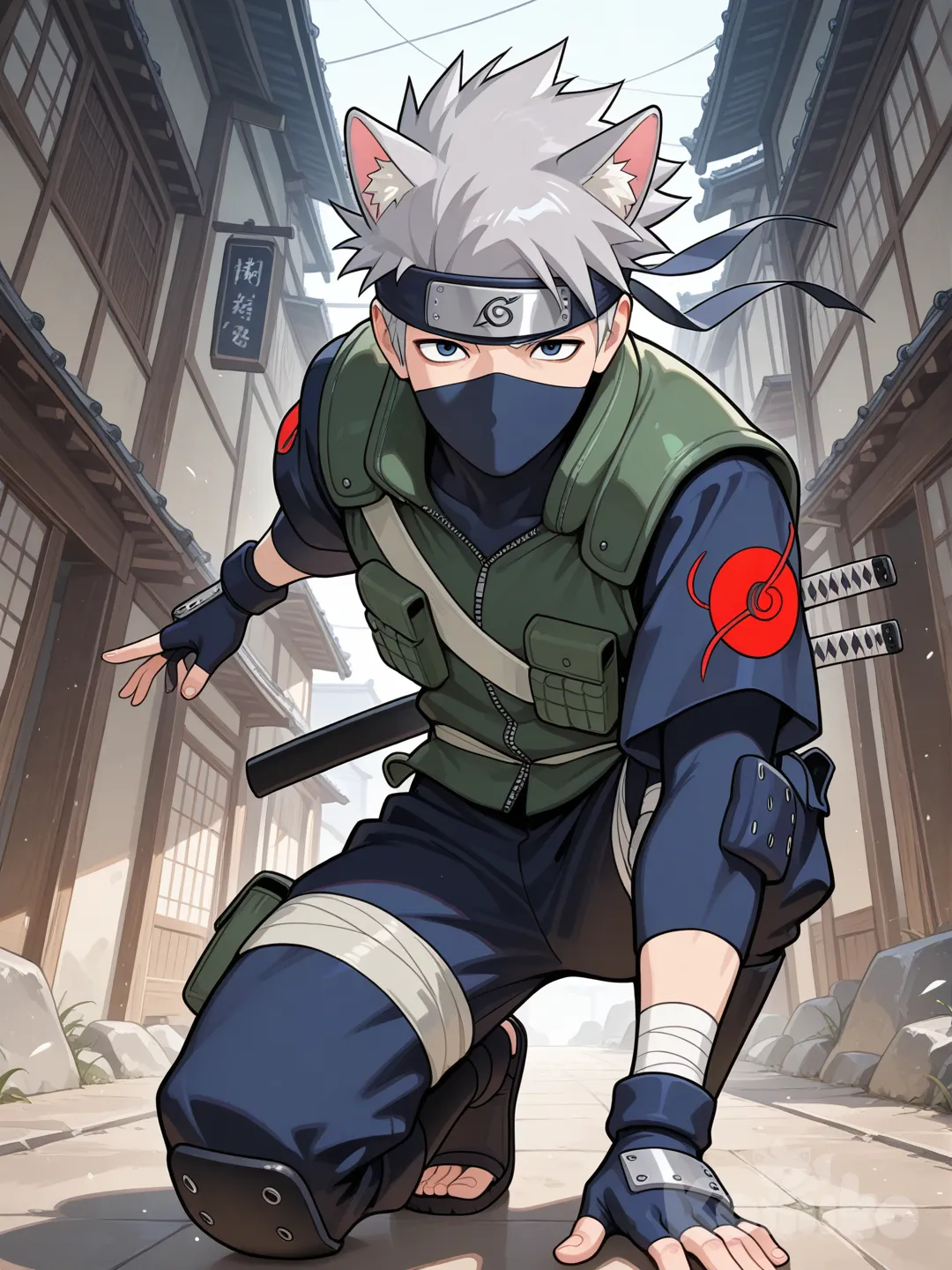Kakashi, animal ears