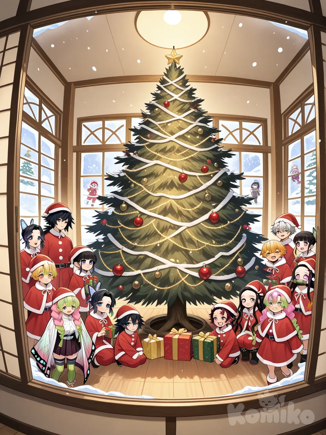 HAPPY HOLIDAYS FROM THE DEMON SLAYER FAM!!!