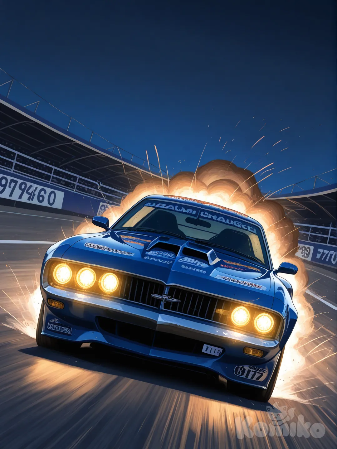 70 challenger racing 69 camaro