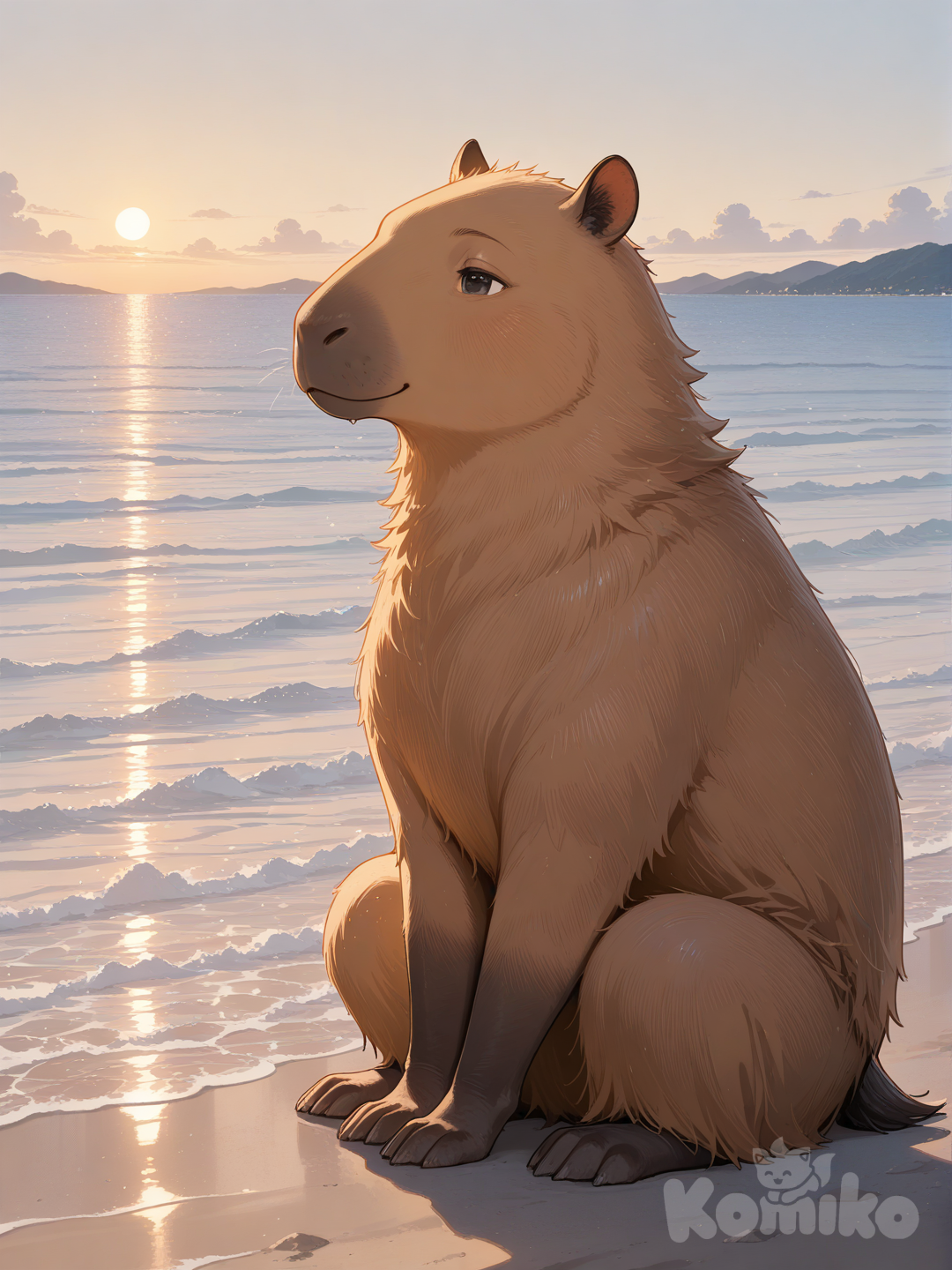 Chill capybara