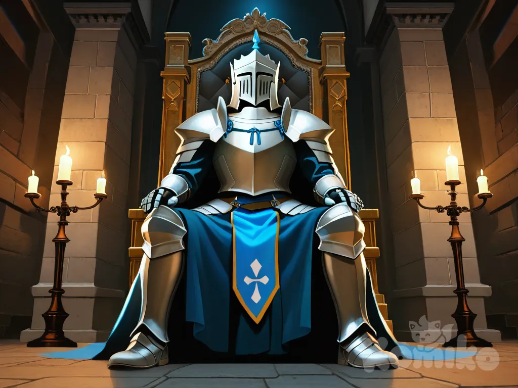 Kneel before the holy knight 