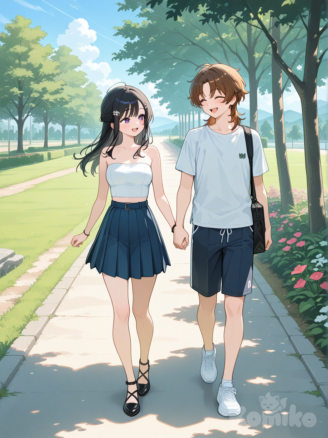 James asked me to walk with him