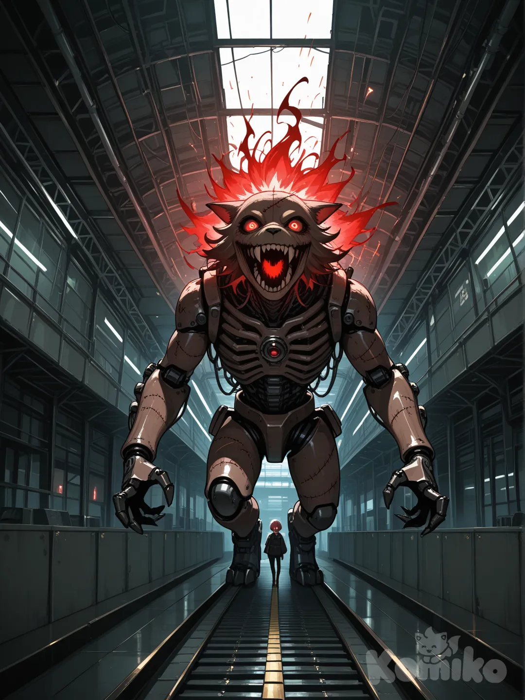 Faça um brinquedo monstruoso numa fábrica