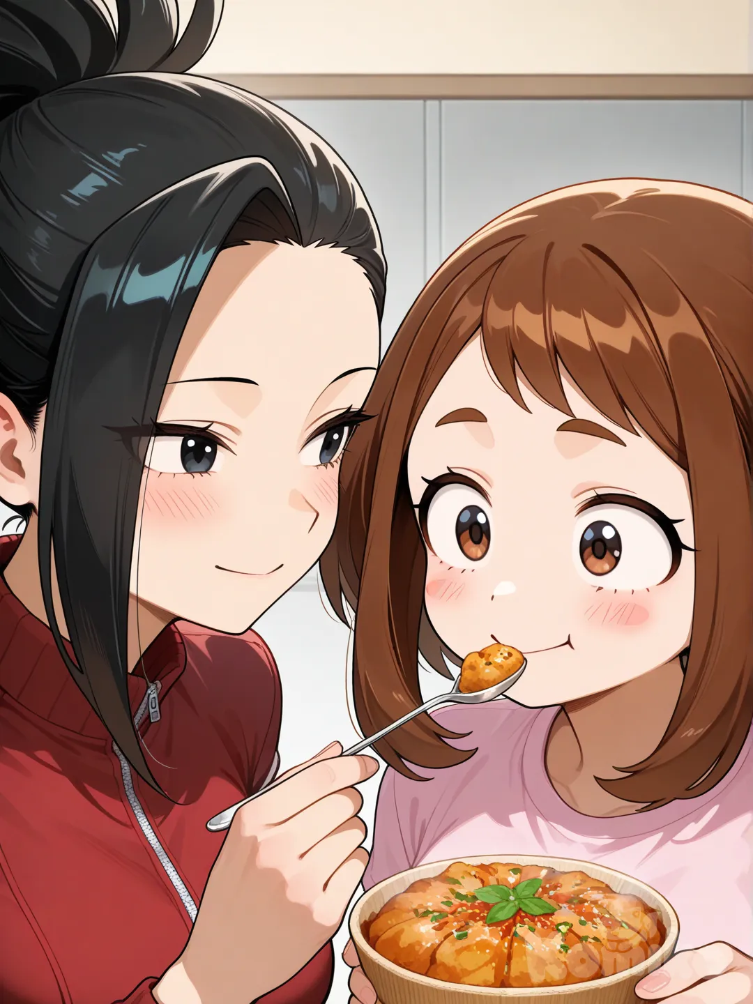 @Uraraka_Ochako, @Yaoyorozu_Momo 
, feeding