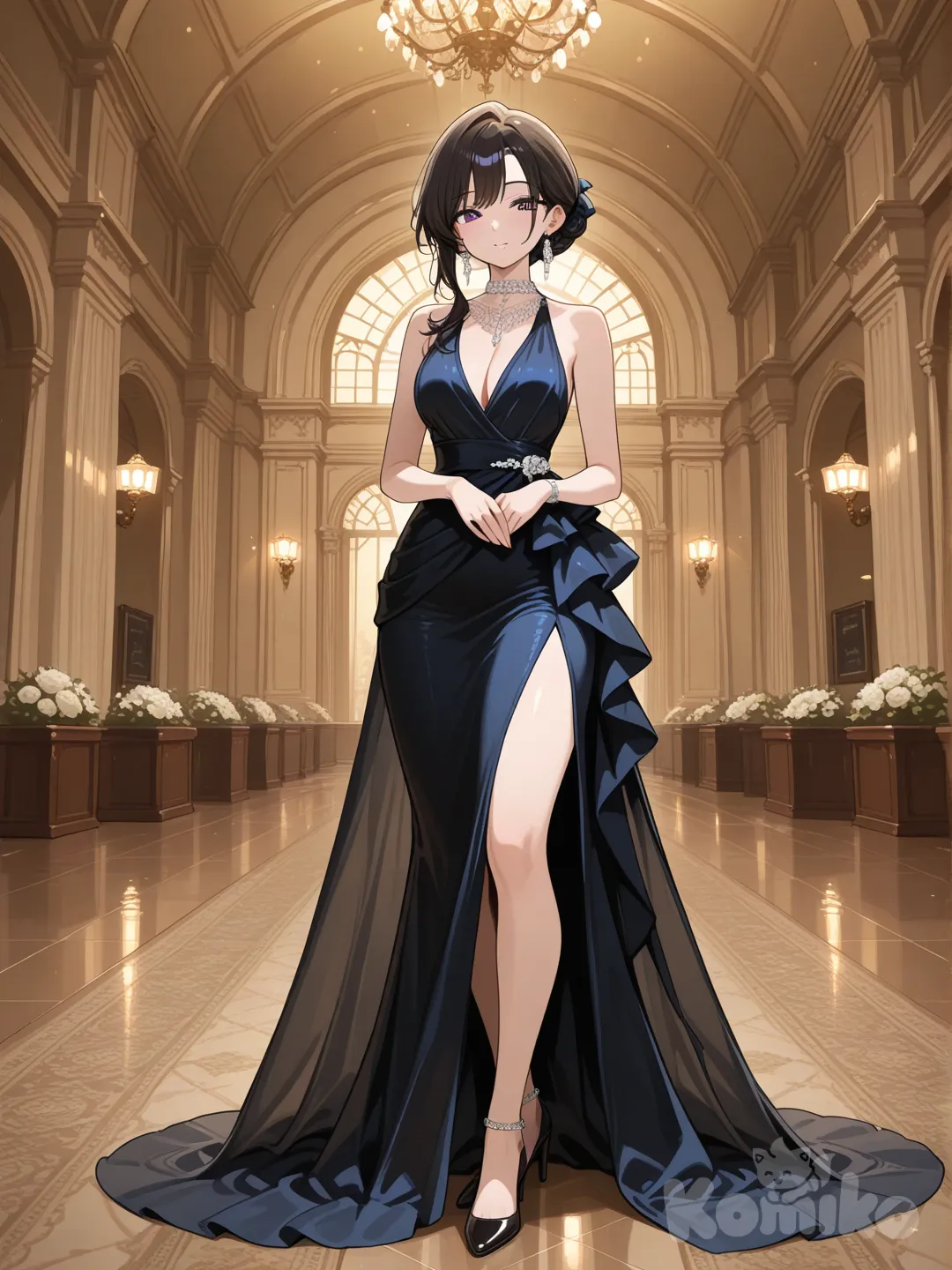 a woman alone at prom