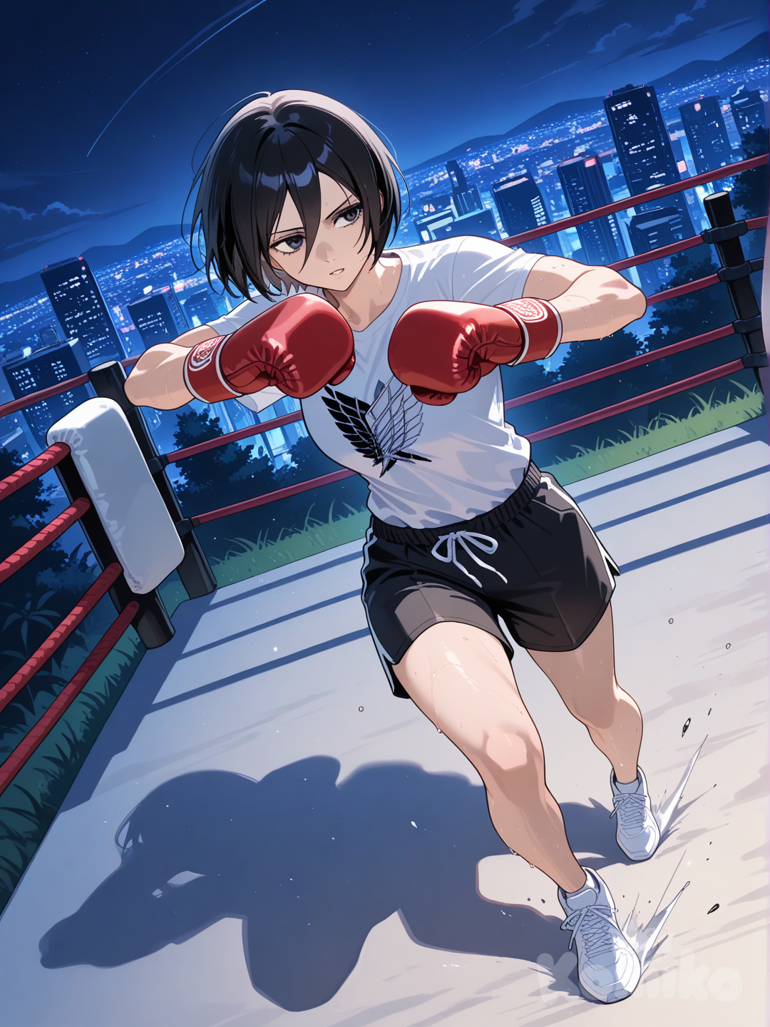 Mikasa boxing match