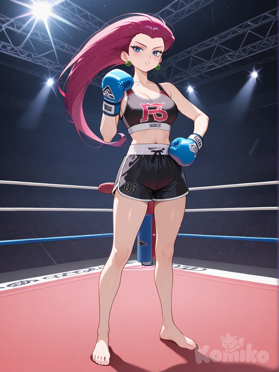 Jessie (team rocket) boxing match