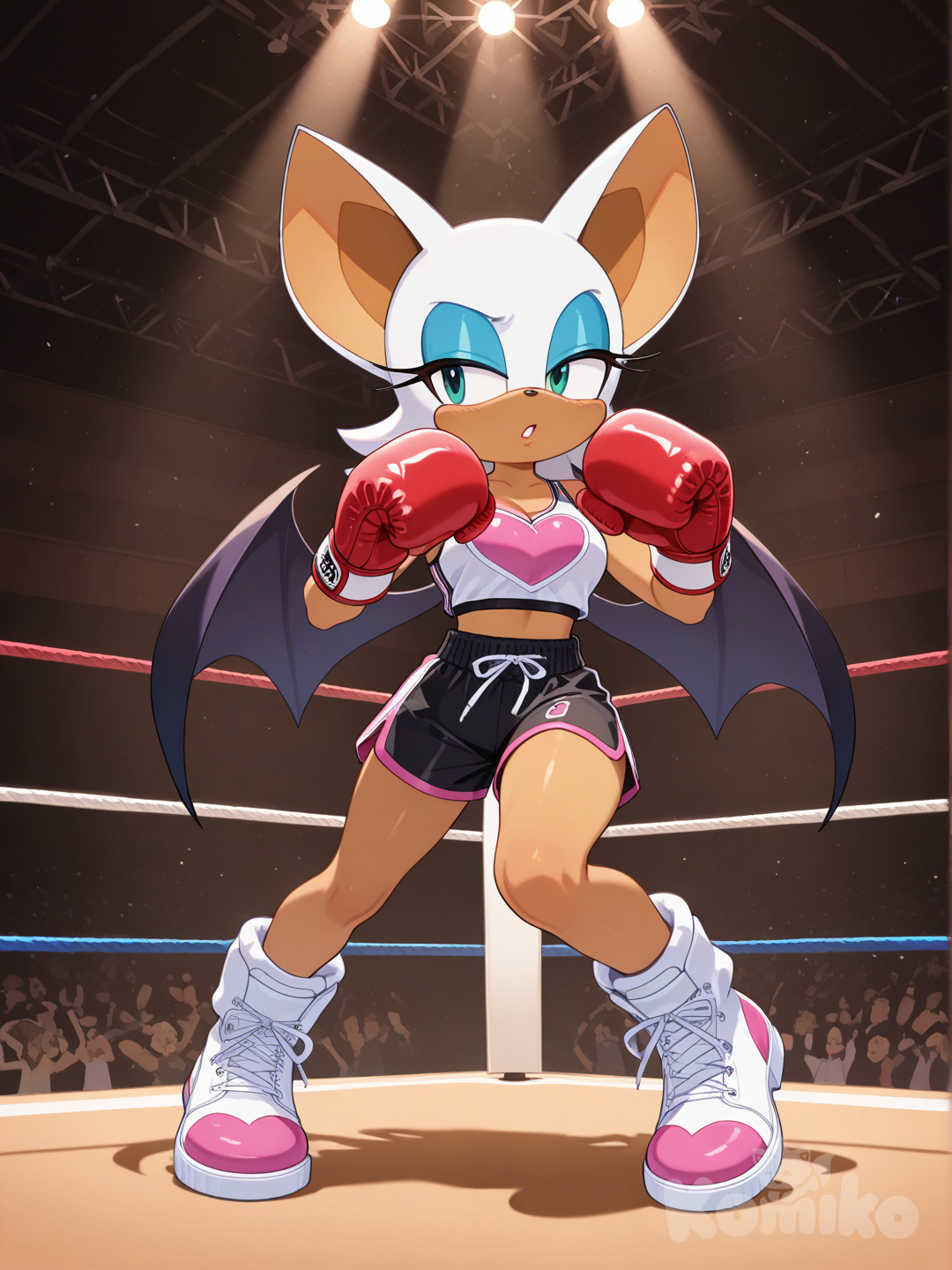 Rouge the bat boxing champ 