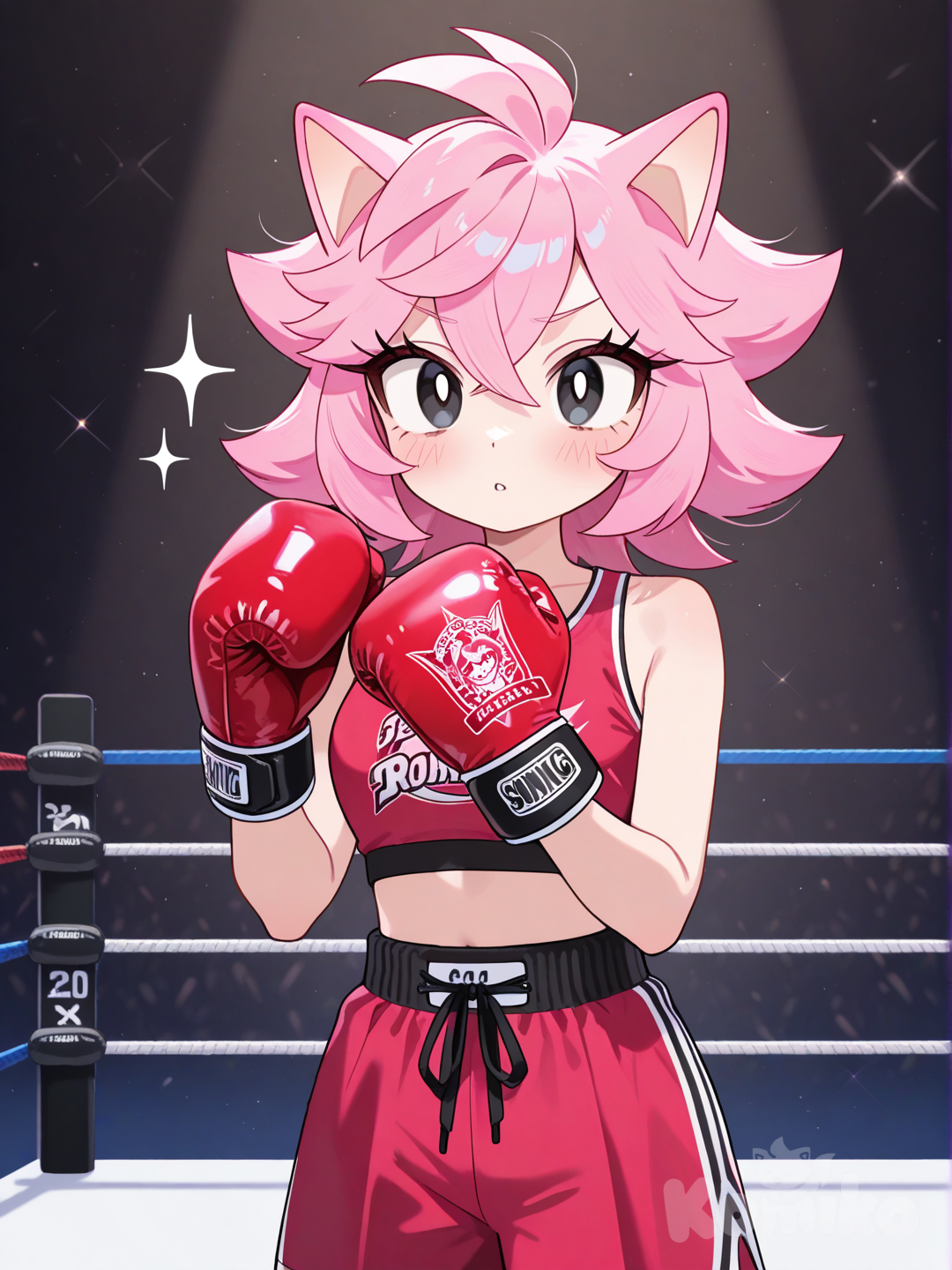 Sonia the hedgehog boxing champ (not what I had in mind lol)