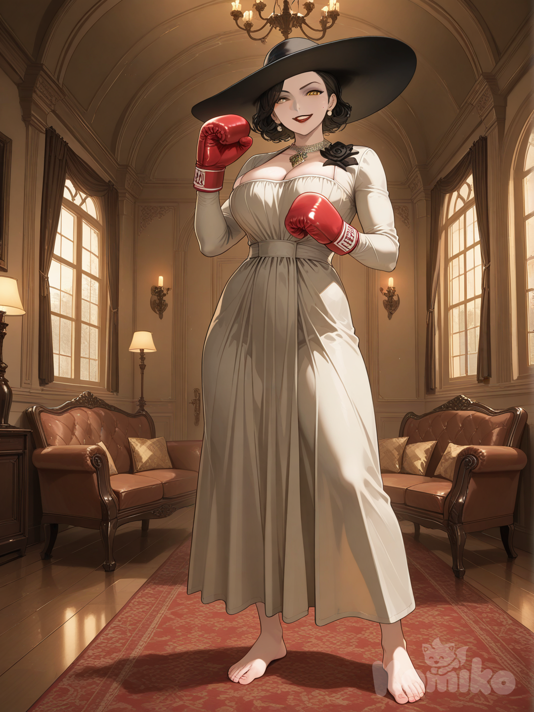 Alcina dimitrescu boxing champ