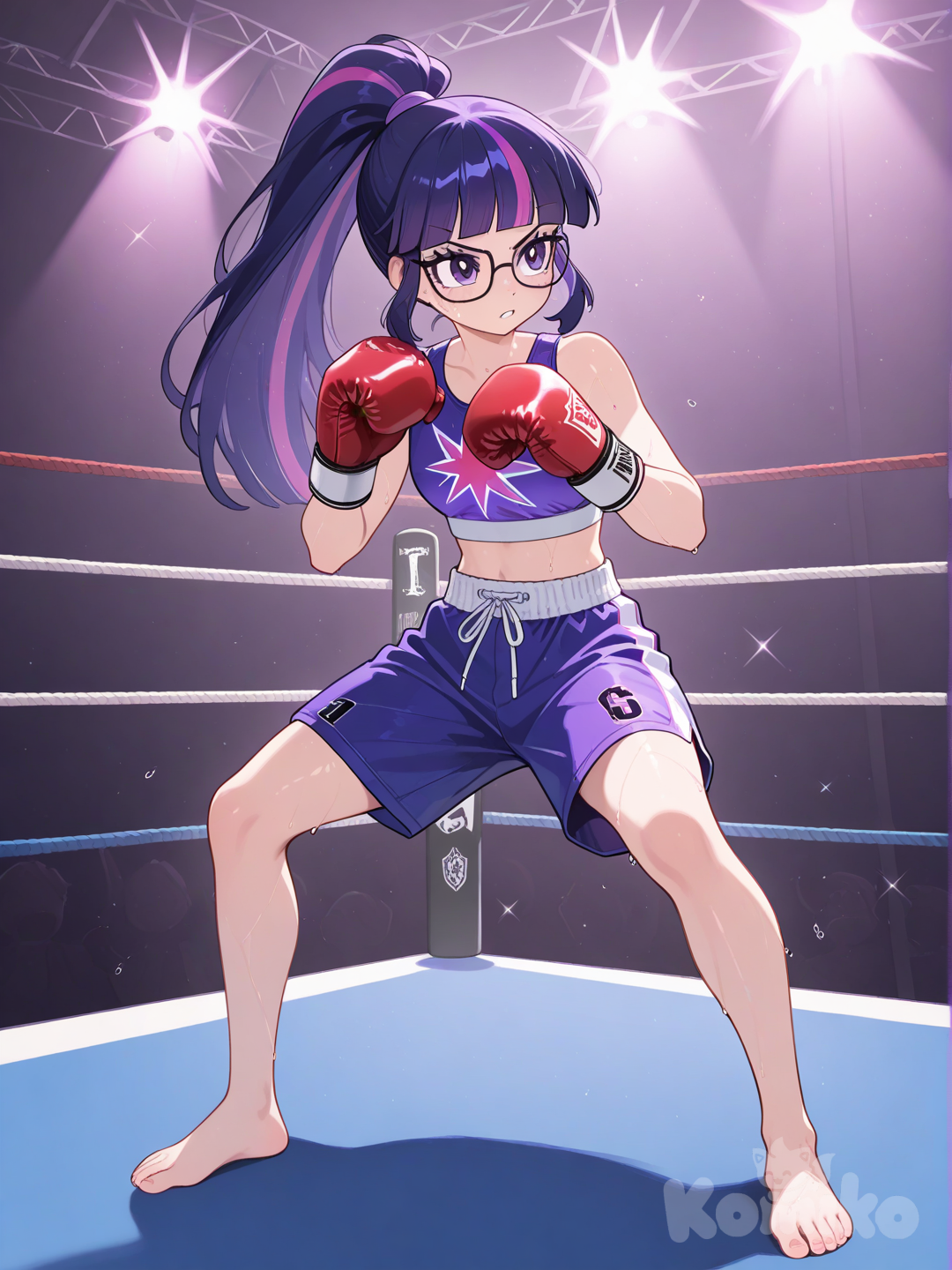 Sci twilight sparkle boxing champ