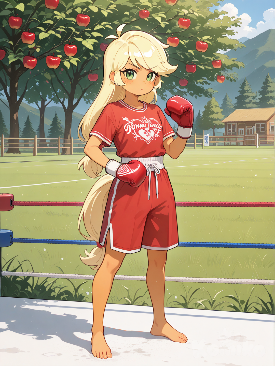 Applejack boxing champ 