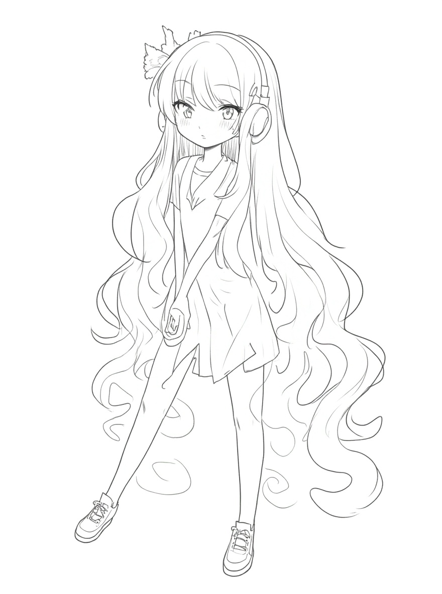 Girl (or femboy) for add colours and detail