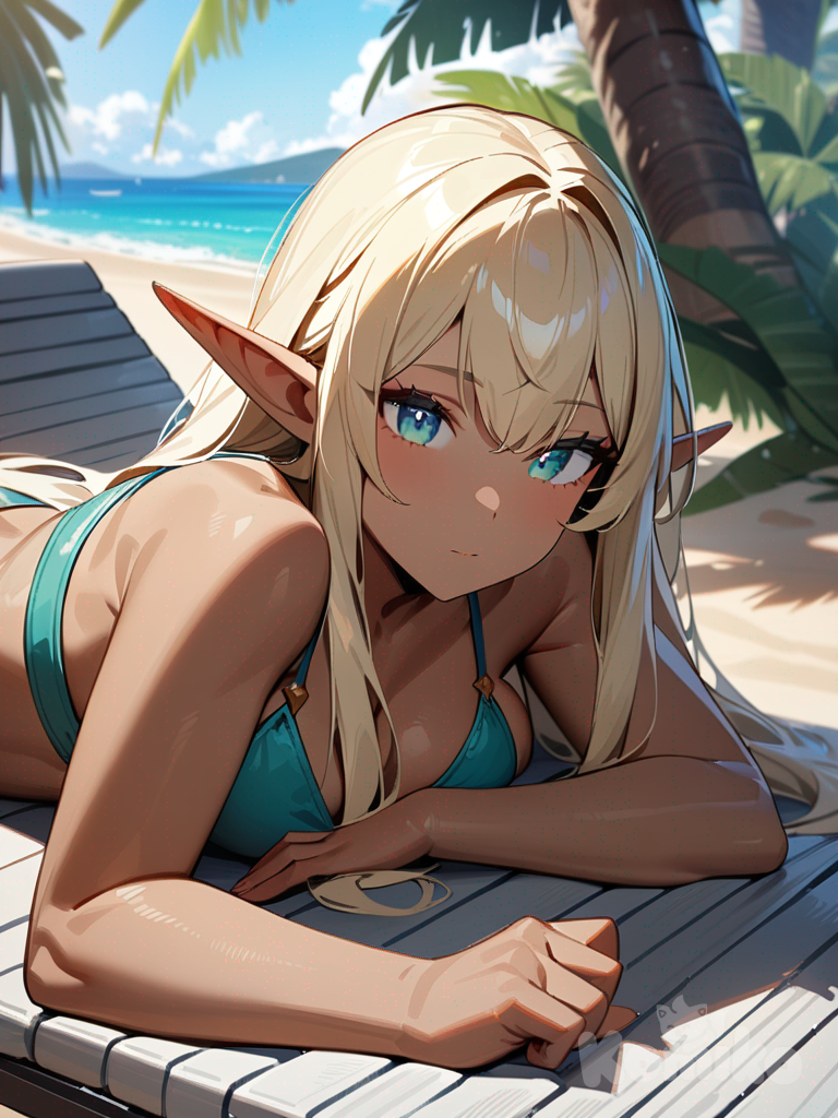 Elf Girl at the Beach