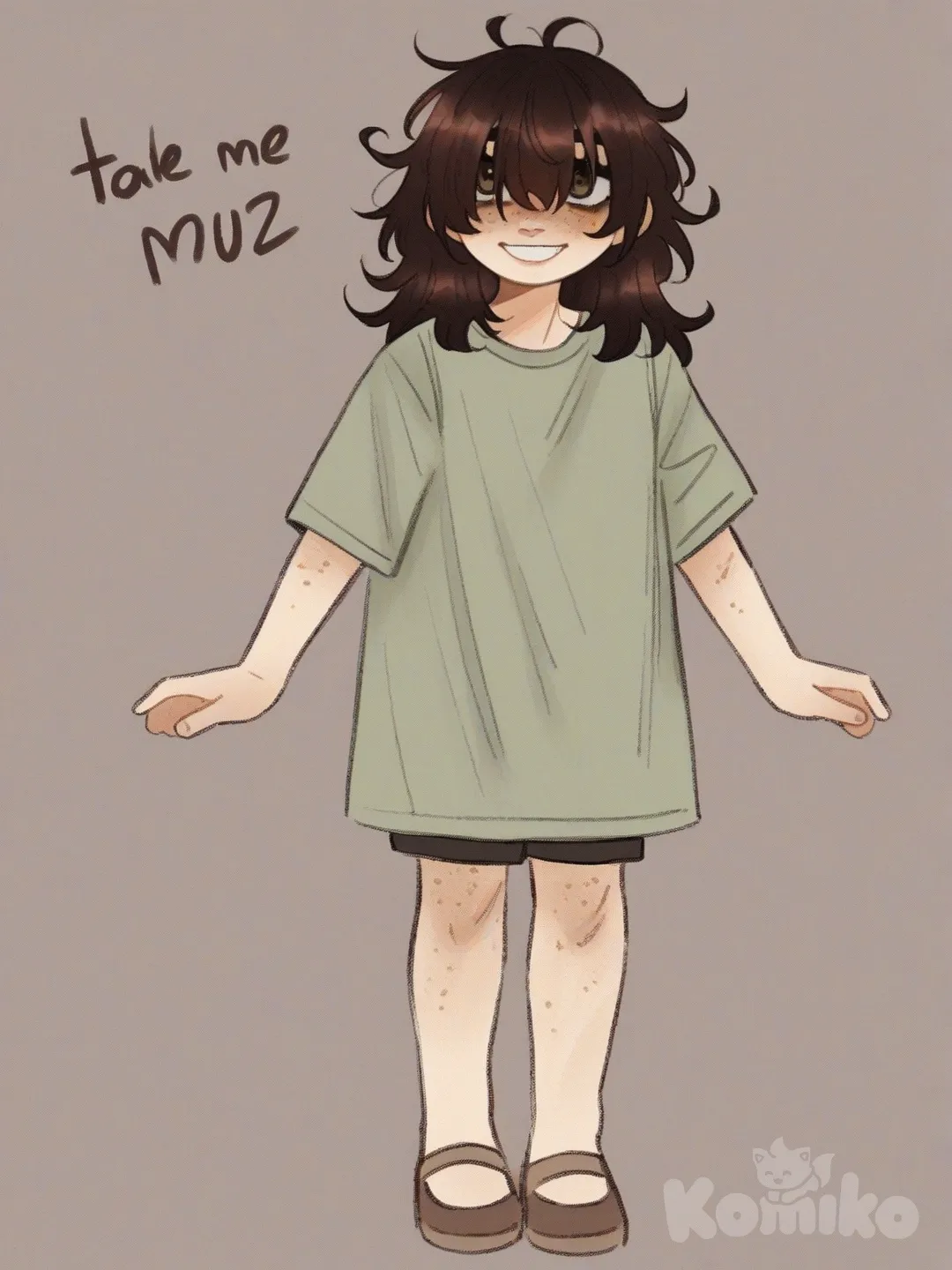 @mia-willow-w2hh, full body, smile, looking at viewer, white background, [soft-shaded-moe-style]