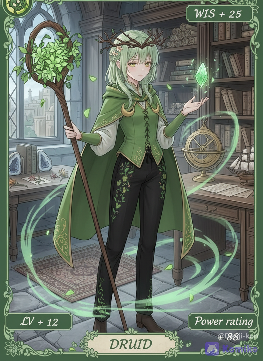 Elowen, the Archivist of Verdant Wisdom