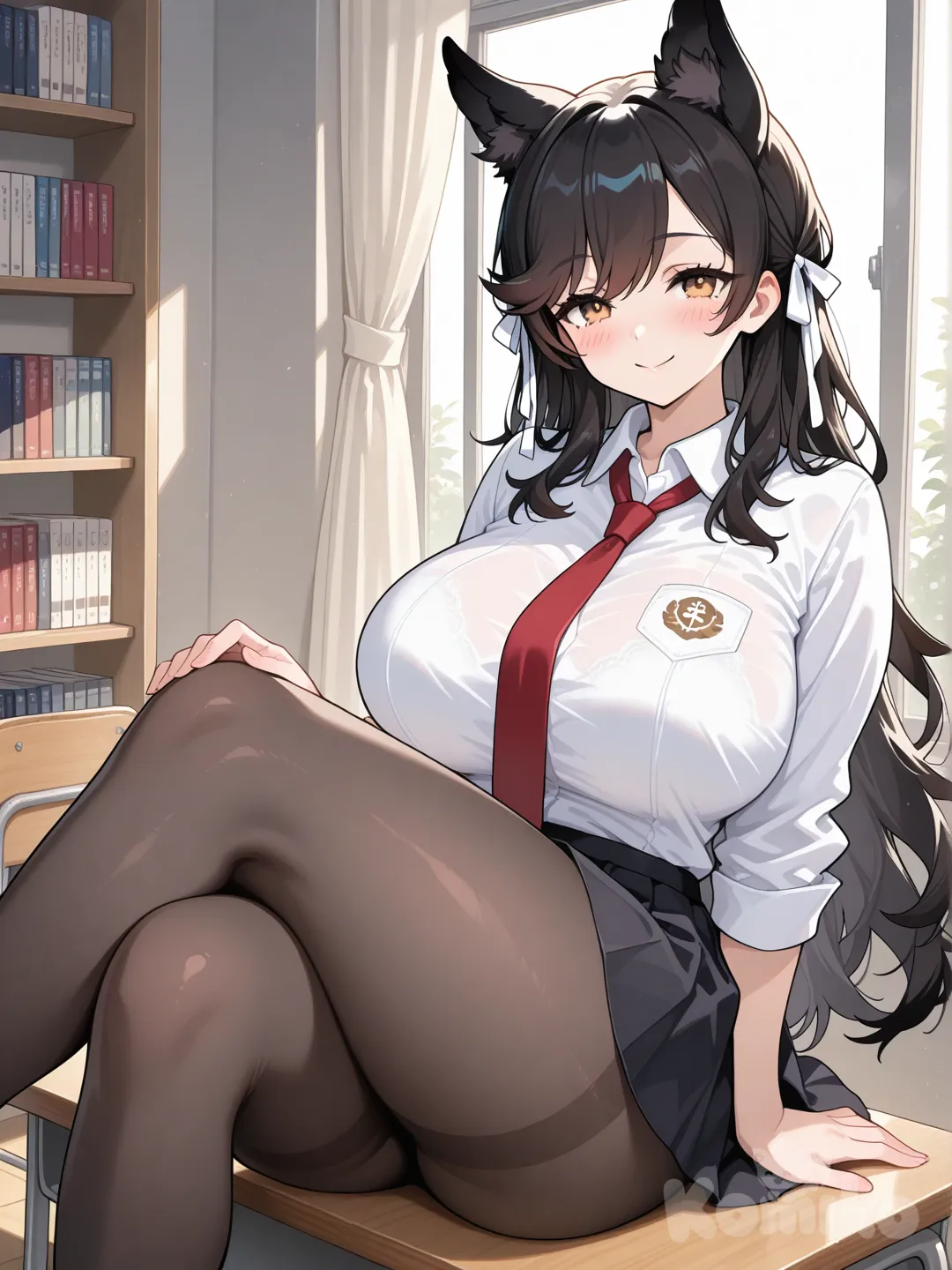 Atago in school