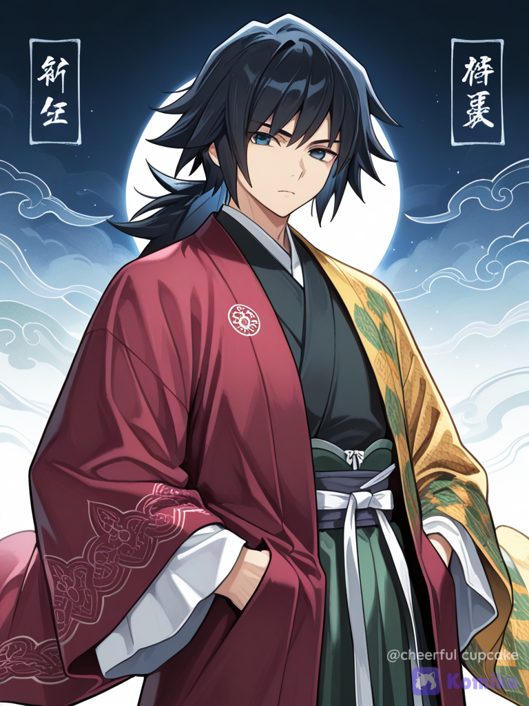 @Tomioka_Giyuu, hands in pockets, hanfu top
