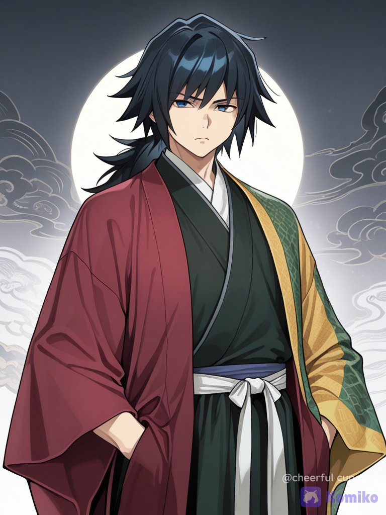@Tomioka_Giyuu, hands in pockets, hanfu top
