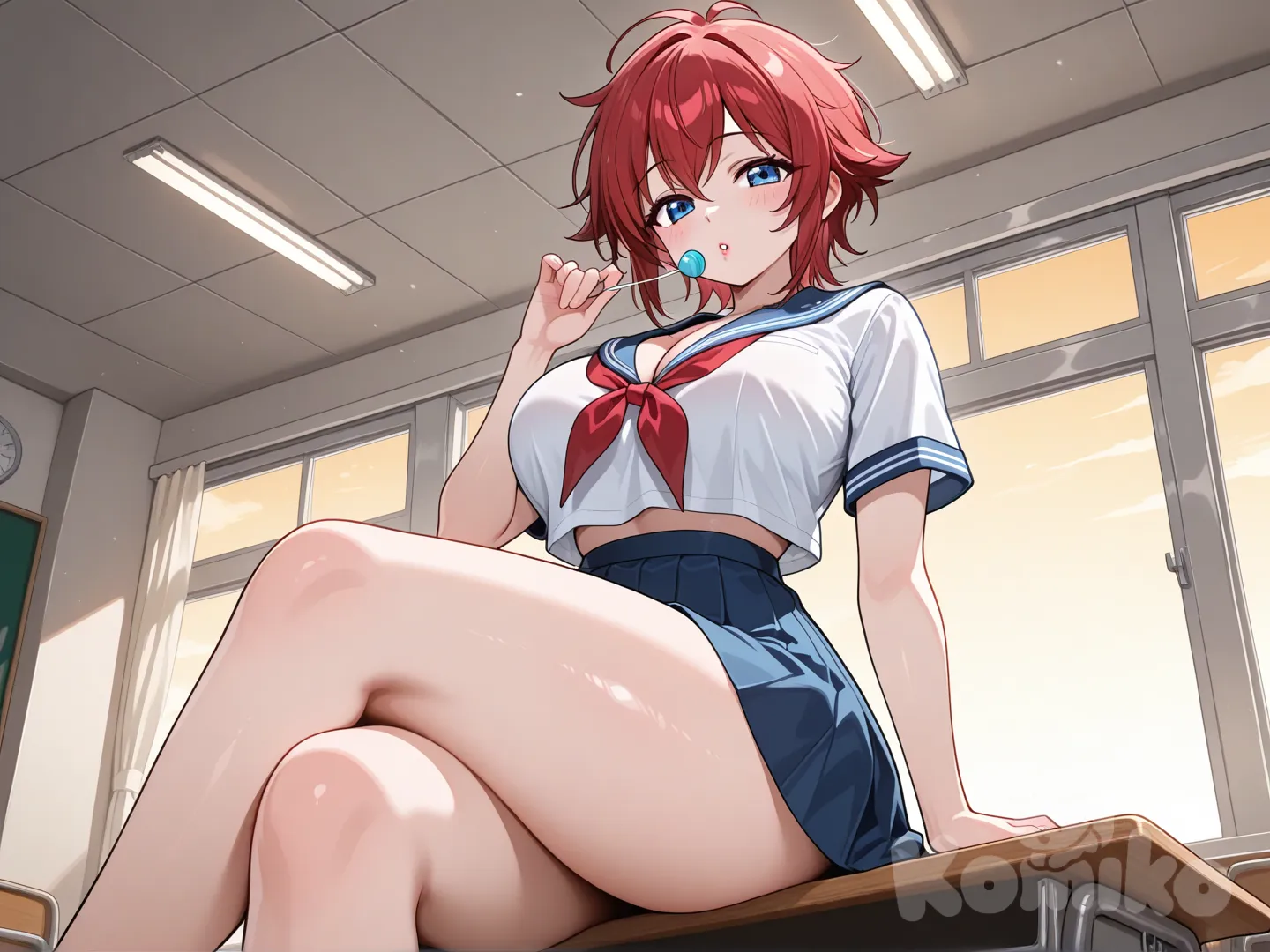 ¿Te gusta mi ropa de la secundaria?