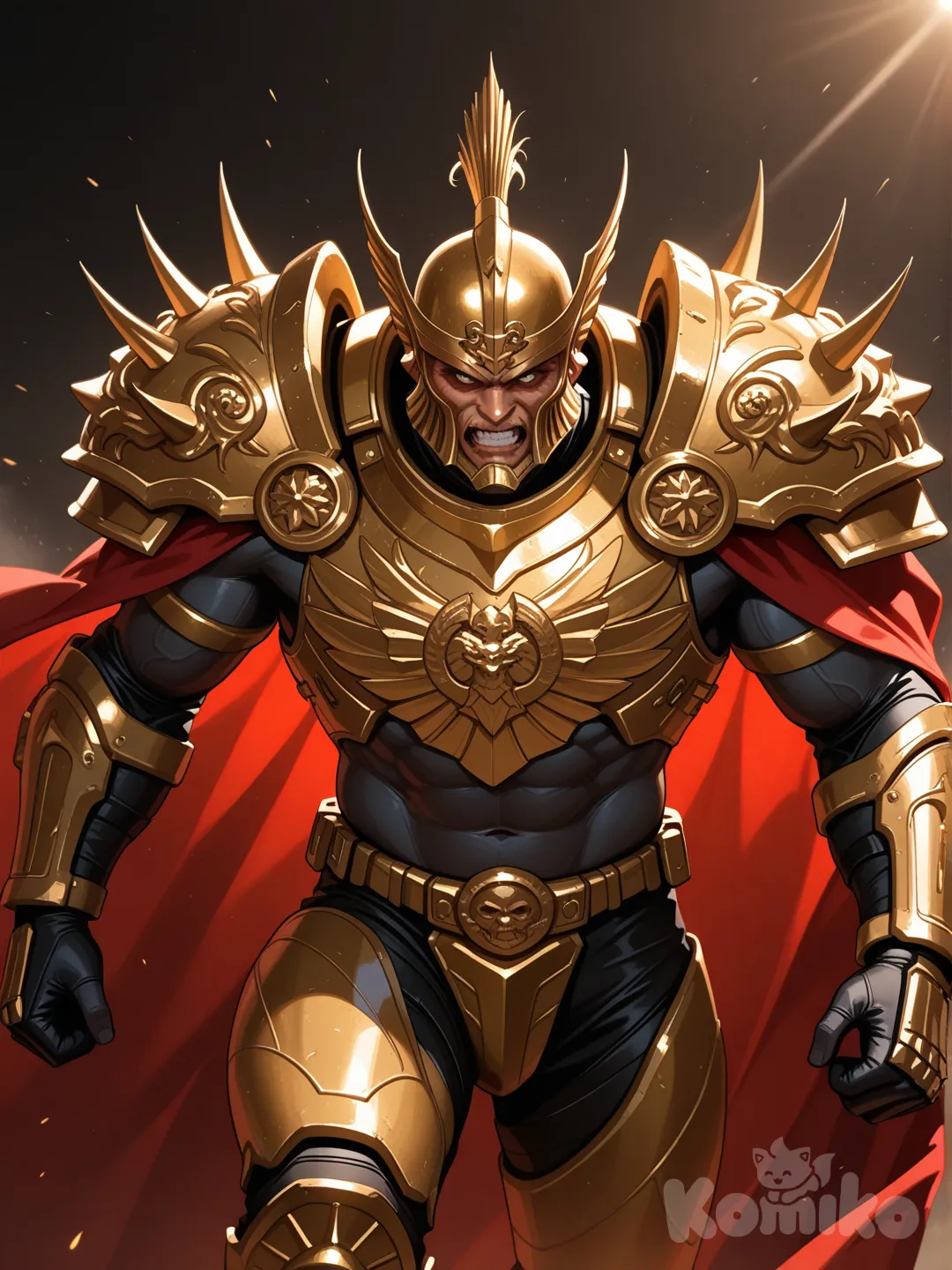 Hiperrealista 3d cgi
King leonidas