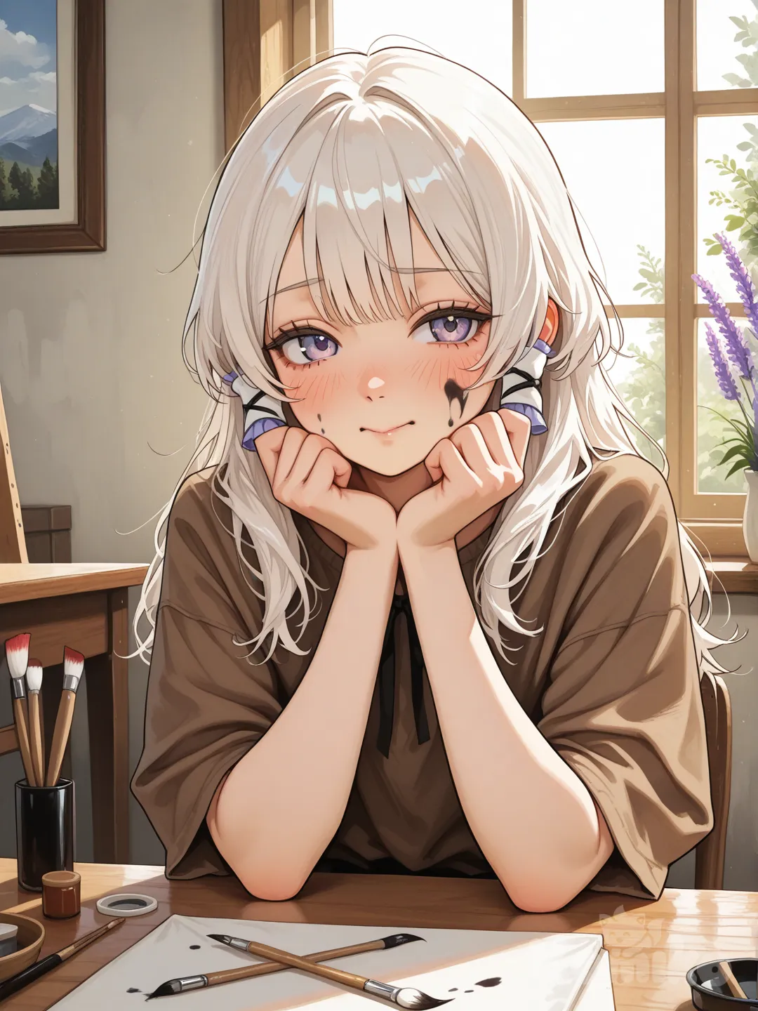 The Masterpiece on Her Cheek