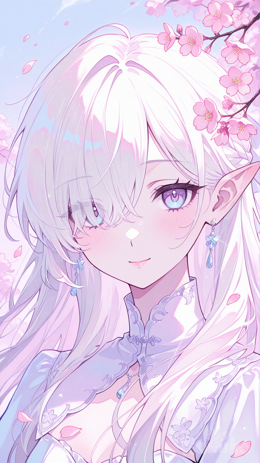 Title: The Sakura Spirit, Goddess of Gentle Seasons