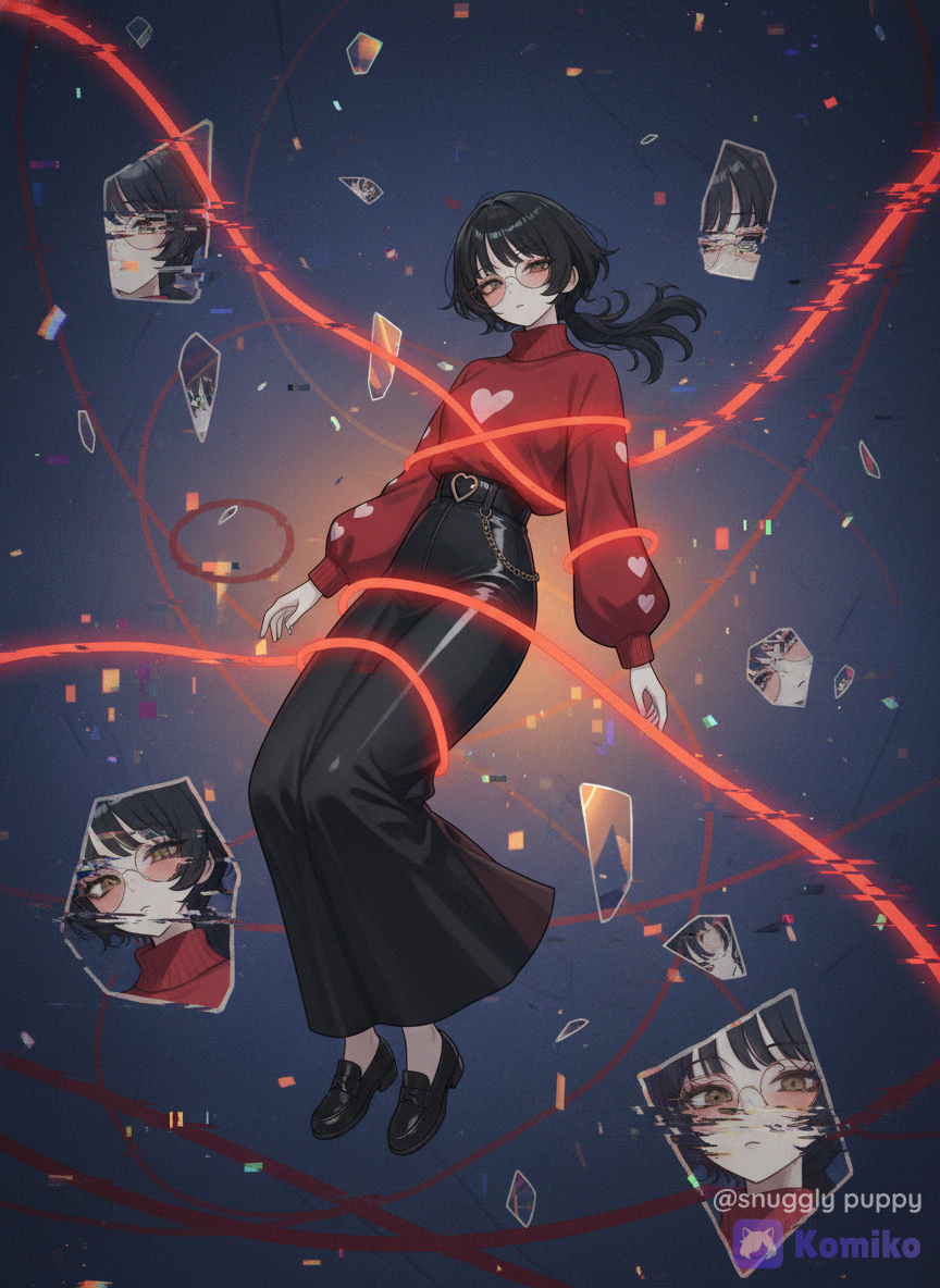 Glitch control effect raina
