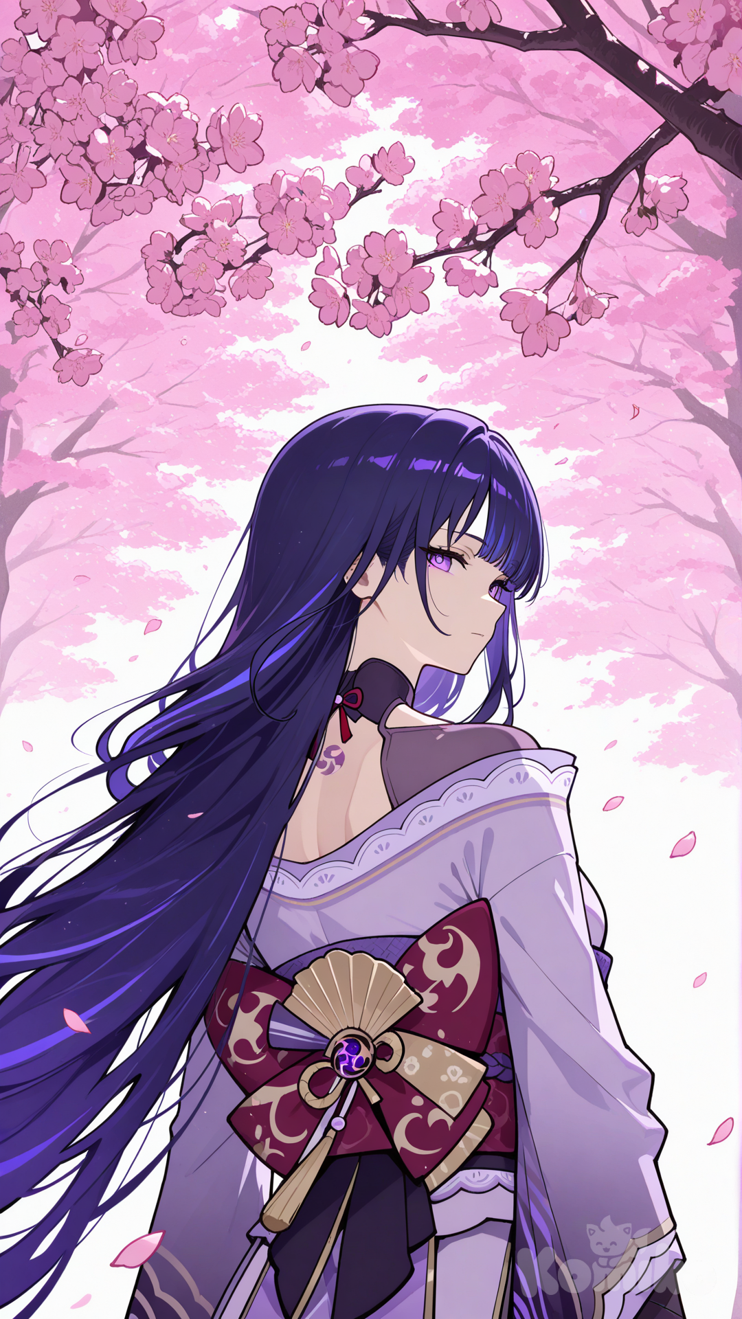 "Are you still there...? The spring wind does have a hard time carrying someone away."