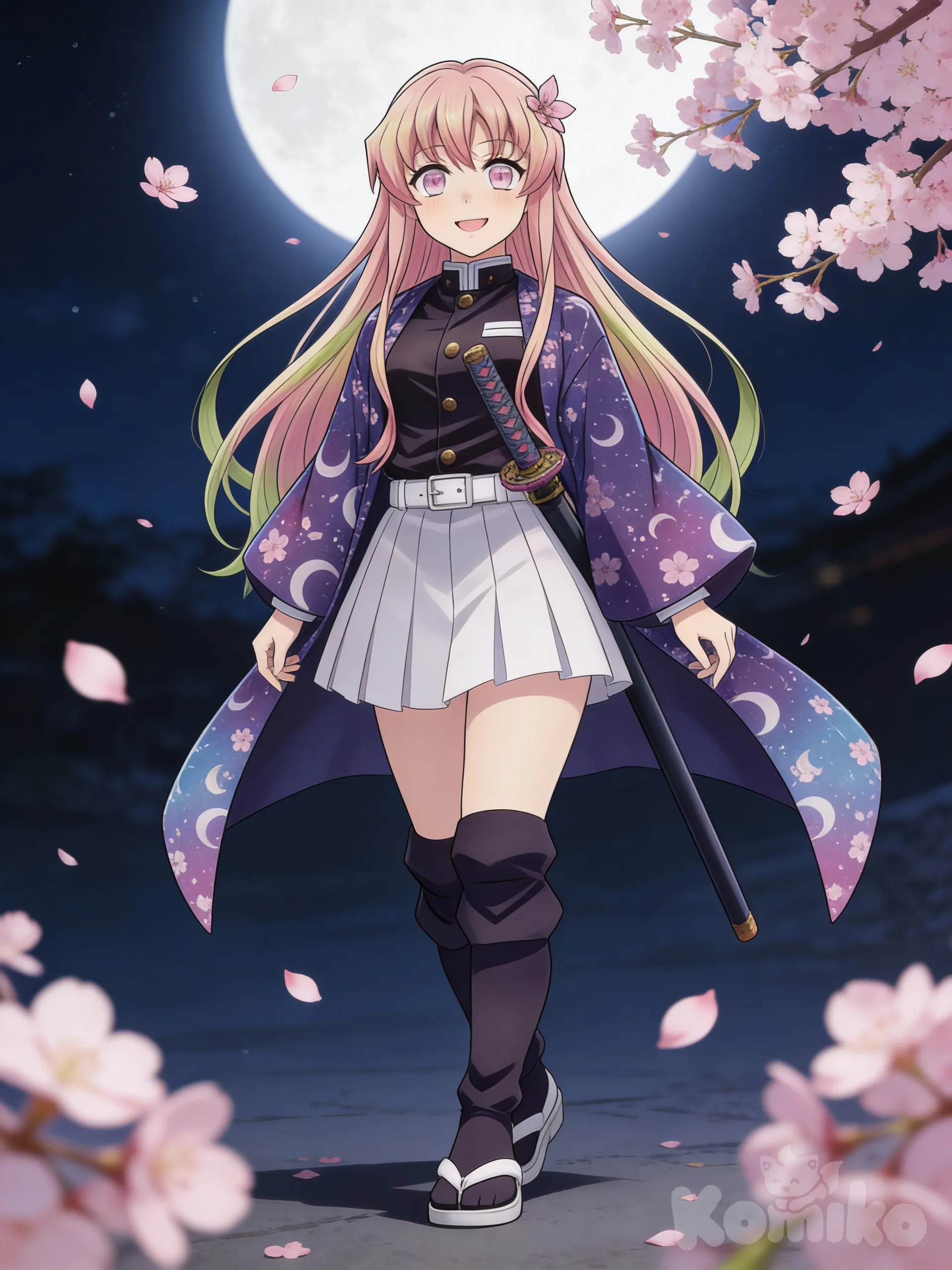 Moonlight Blossom Hashira Luna Tsukiyo