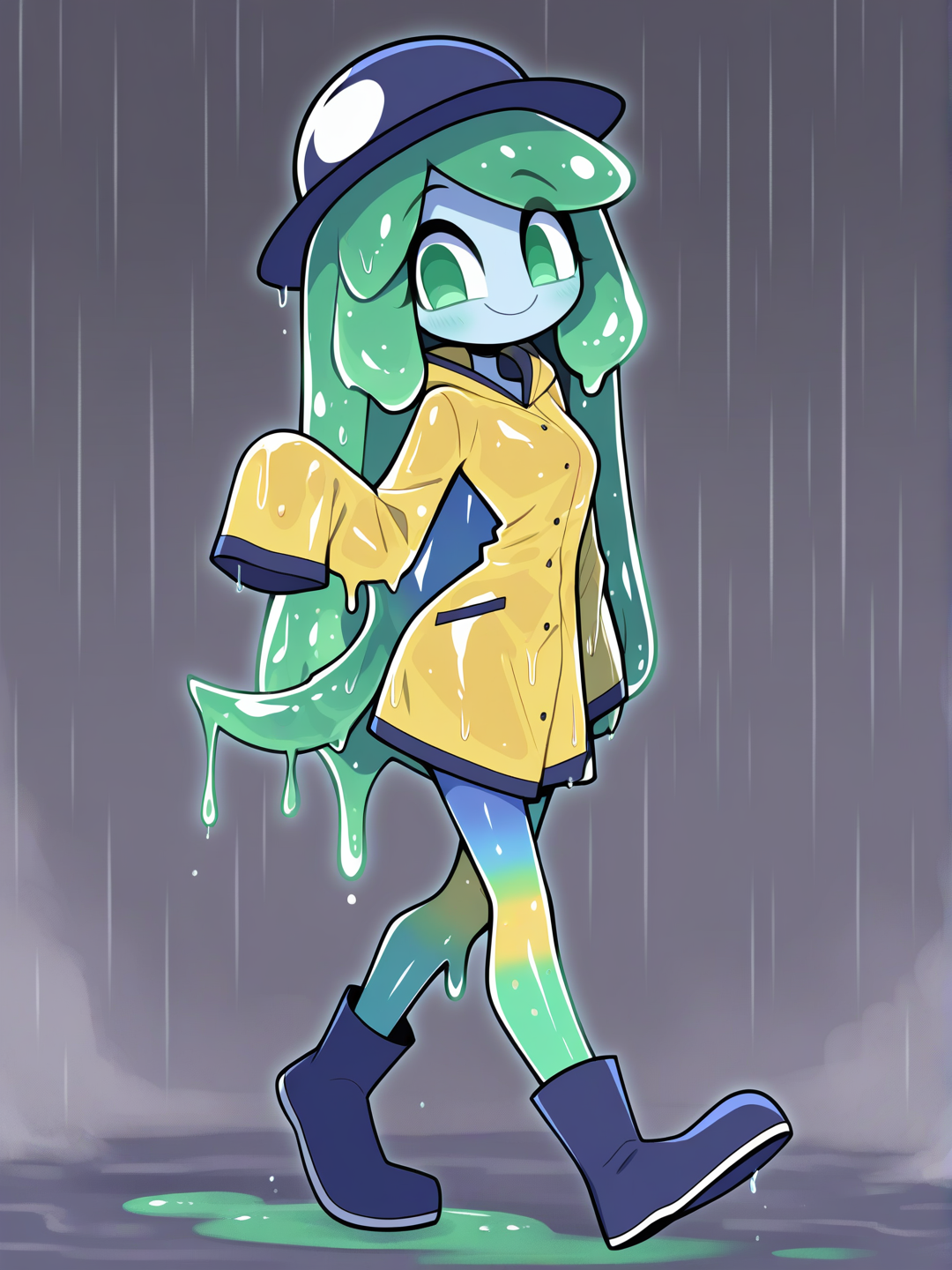 Jugando en la Lluvia con Suey